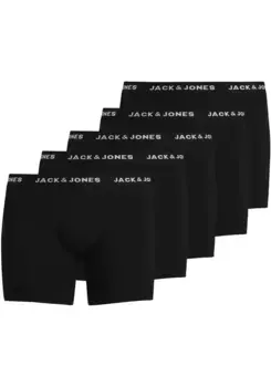 Боксерские шорты Jack & Jones PlusSize "JACHUEY TRUNKS 5 PACK NOOS PLS" (5 шт. в упаковке, 5 шт. в упаковке), черный