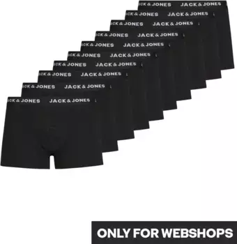 Боксерские шорты Jack & Jones "SOLID TRUNKS 10 PACKS" (10 шт. в упаковке, 10 шт. в упаковке), черный