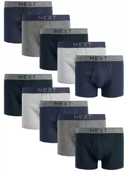 Боксерские шорты Next, цвет marine blue/Navy/Light grey/mottled grey/Black