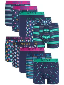 Боксерские шорты Next, цвет Navy/Azure/Cyan blue