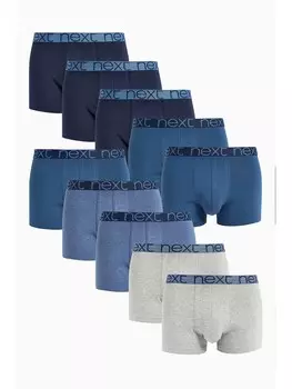 Боксерские шорты Next, цвет Navy/Dark blue/mottled blue/mottled grey