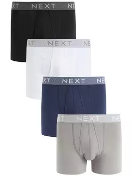 Боксерские шорты Next, цвет Navy/Greige/Black/White