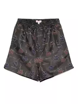 Боксерские шорты «Падающий шар» MASU, черный