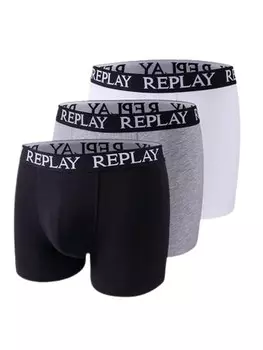 Боксерские шорты REPLAY, цвет Grey/Black/White