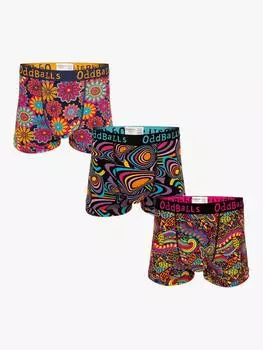 Боксерские шорты с рисунком OddBalls, разноцветный