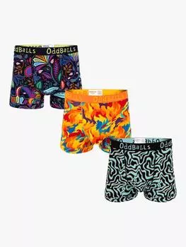 Боксерские шорты с рисунком OddBalls, разноцветный