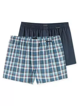 Боксерские шорты SCHIESSER Multi, цвет Dark blue/White