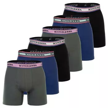 Боксерские шорты SCOTCH & SODA, цвет Blue/Grey/Black