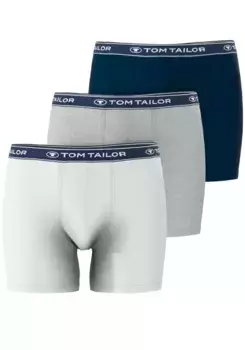 Боксерские шорты TOM TAILOR "Buffer" (3 шт. в упаковке) идеально подходят на каждый день, белый