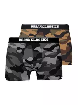 Боксерские шорты Urban Classics, цвет Grey/Khaki