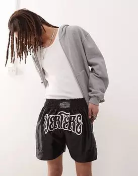 Боксерские шорты Vertere Berlin с вышитым логотипом черного цвета