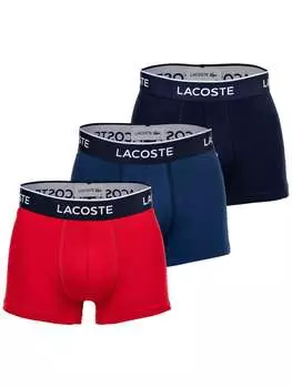 Боксерские трусы Lacoste, цвет blau/rot