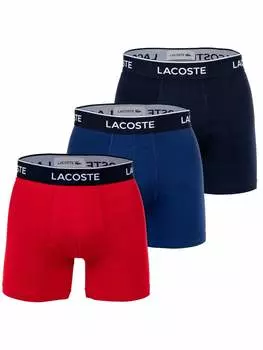 Боксерские трусы Lacoste, цвет dunkelblau/rot