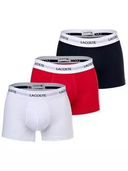 Боксерские трусы Lacoste, цвет dunkelblau/wei/rot