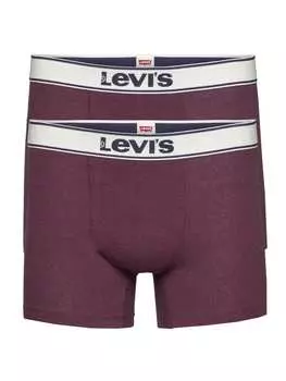 Боксерские трусы Levis, цвет dunkelrot