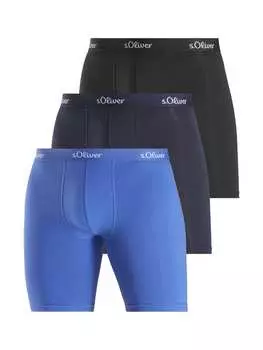 Боксерские трусы s.Oliver, цвет blau/navy/schwarz