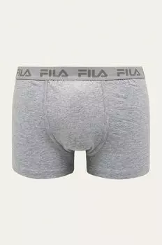 Боксеры (2 пары) Fila, серый