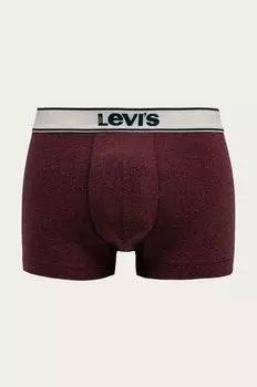 Боксеры (2 пары) Levi's, гранат
