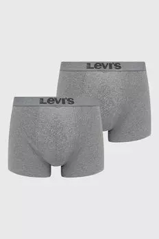 Боксеры (2 пары) Levi's, серый