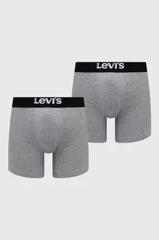 Боксеры, 2 пары Levi'S, серый