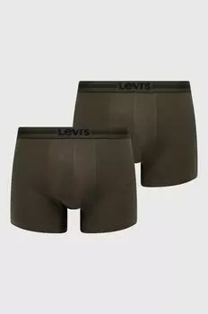 Боксеры (2 пары) Levi's, зеленый
