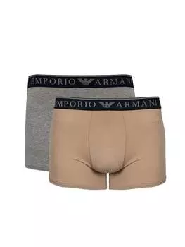 Боксеры 2 пары мужские серые Emporio Armani, серый