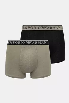 Боксеры 2 шт Emporio Armani Underwear, черный