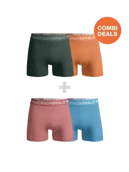 Боксеры 2 шт комбинированные трусы Muchachomalo, мультиколор