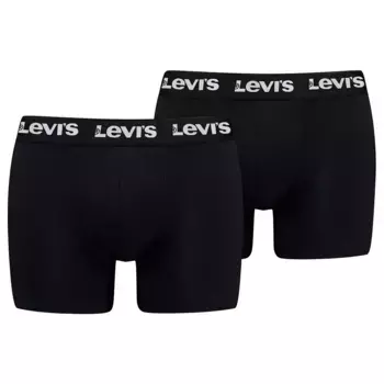 Боксеры 2 шт Levi's Repeat Logo Brief boxers 2 units, черный