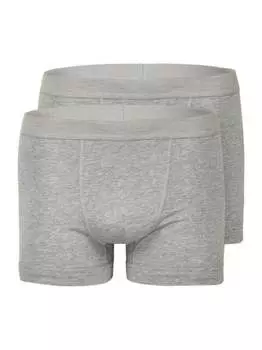 Боксеры, 2 шт. Seidensticker, серый