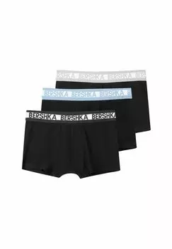 Боксеры 3 PACK Bershka, черный