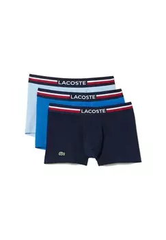 Боксеры 3 PACK Lacoste, синий