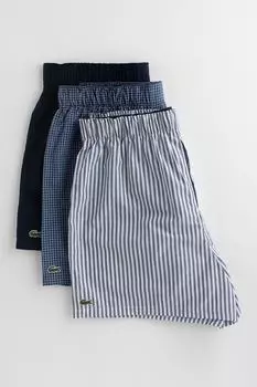 Боксеры - 3 пары Lacoste, белый