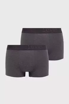 Боксеры (3 пары) Levi's, серый