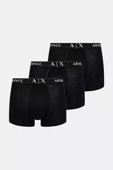Боксеры 3 шт Armani Exchange, черный