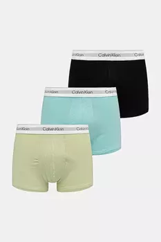 Боксеры 3 шт Calvin Klein Underwear, зеленый