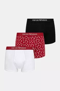 Боксеры 3 шт Emporio Armani Underwear, красный