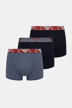 Боксеры 3 шт Emporio Armani Underwear, темно-синий