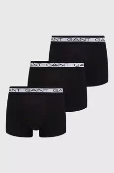 Боксеры 3 шт Gant, черный