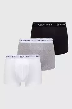 Боксеры 3 шт Gant, серый