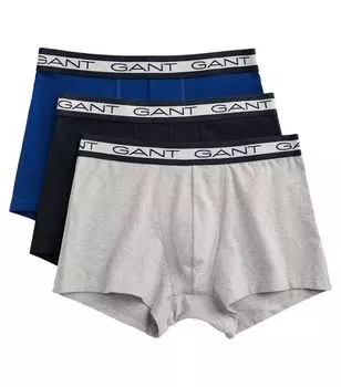 Боксеры, 3 шт Gant, серый
