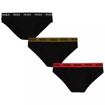 Боксеры 3 шт HUGO 50532570 Brief, черный
