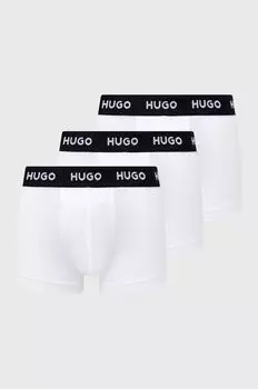Боксеры (3 шт.) Hugo, белый