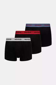 Боксеры 3 шт Hugo, черный