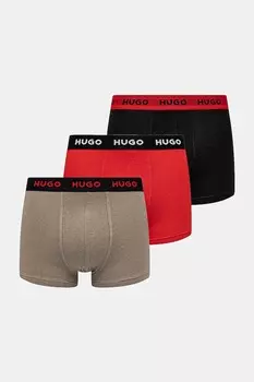 Боксеры 3 шт Hugo, черный