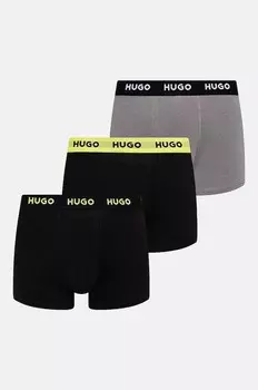 Боксеры 3 шт Hugo, черный
