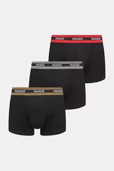 Боксеры 3 шт Hugo, черный