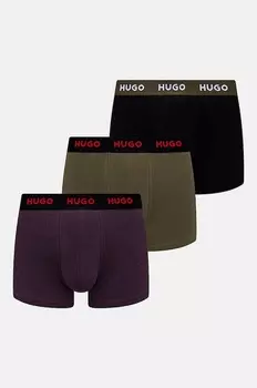 Боксеры 3 шт Hugo, мультиколор