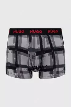 Боксеры (3 шт.) Hugo, серый