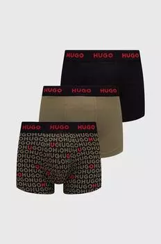 Боксеры (3 шт.) Hugo, зеленый